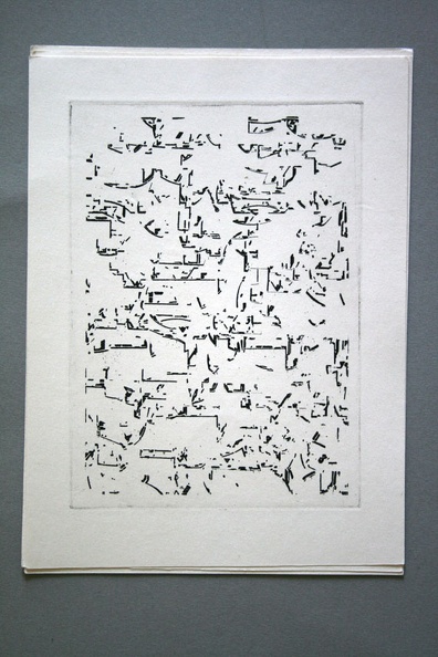 1971, Rozptýlené segmenty, 210×150 mm, lept, nesig.
