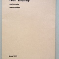 1971, Metaznaky, 210×150 mm, sítotisk, obal