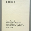 1971, Série 1, 300×210 mm, sítotisk, úvodní báseň J. Valocha str.1